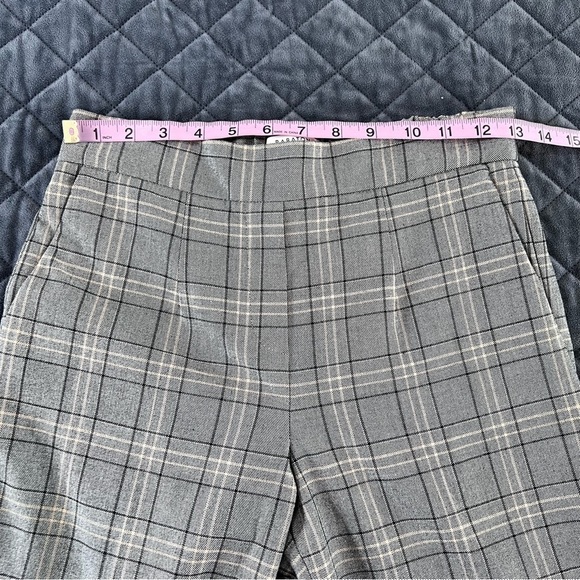 Babaton Pants Women Size 2 Conan Plaid Ankle Slim High Rise Dress pant B21 - Picture 3 of 7